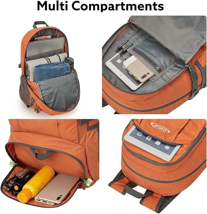G4Free 40L Lightweight Packable Hiking Backpack, Waterproof Travel Daypack - Image 3