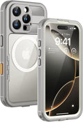 Lanhiem Magnetic for iPhone 16 Pro Case, IP68 Waterproof Dustproof Case by LanhiemHome