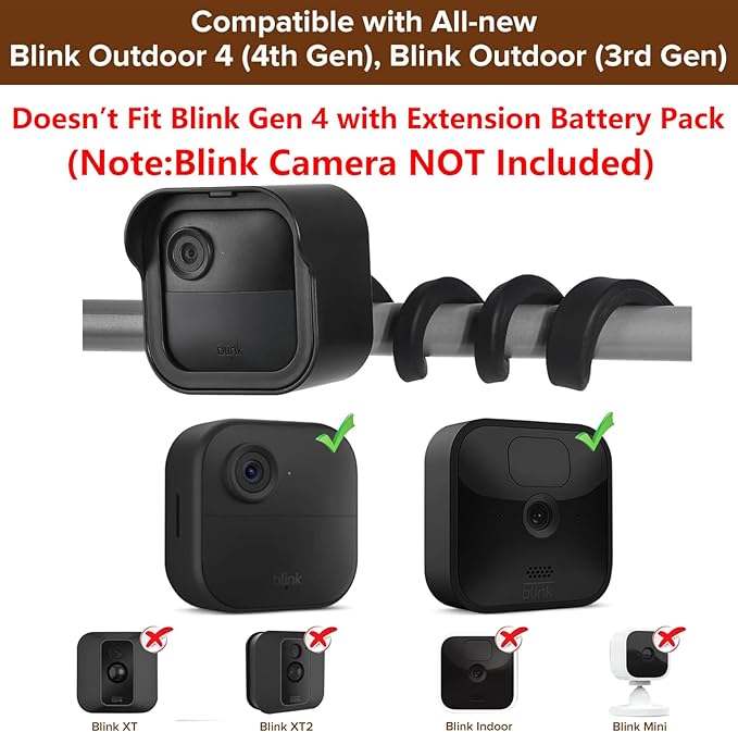 2Pack Flexible Twist Mount for All-New Blink Outdoor 4 & Blink Outdoor - Image 2