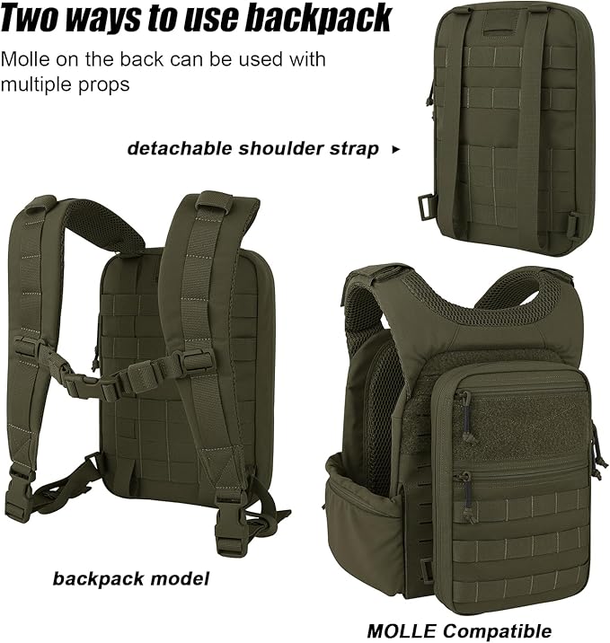 PETAC GEAR Tactical Molle Hydration Pack - Image 6