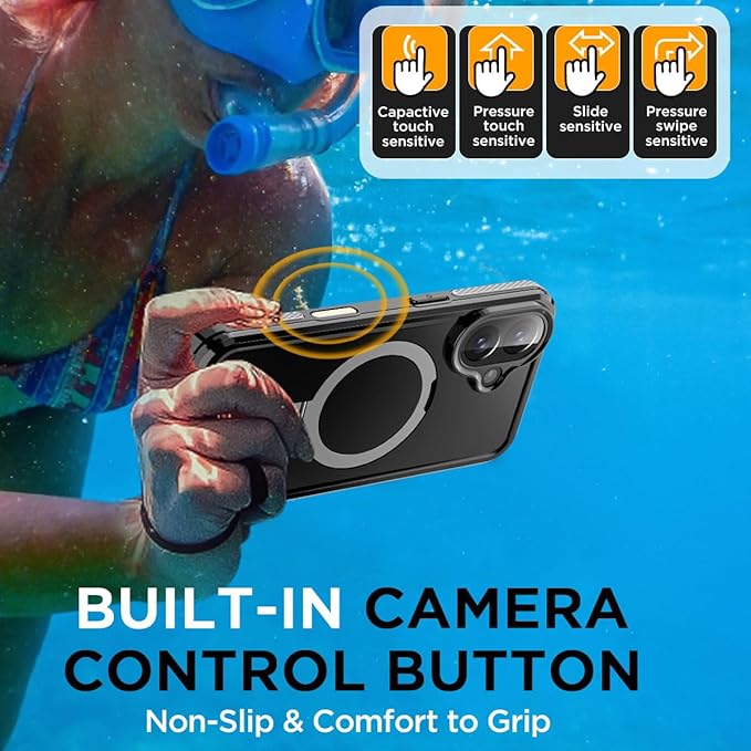 AICase Magnetic for iPhone 17 Case Waterproof Magsafe Shockproof Protective - Image 6