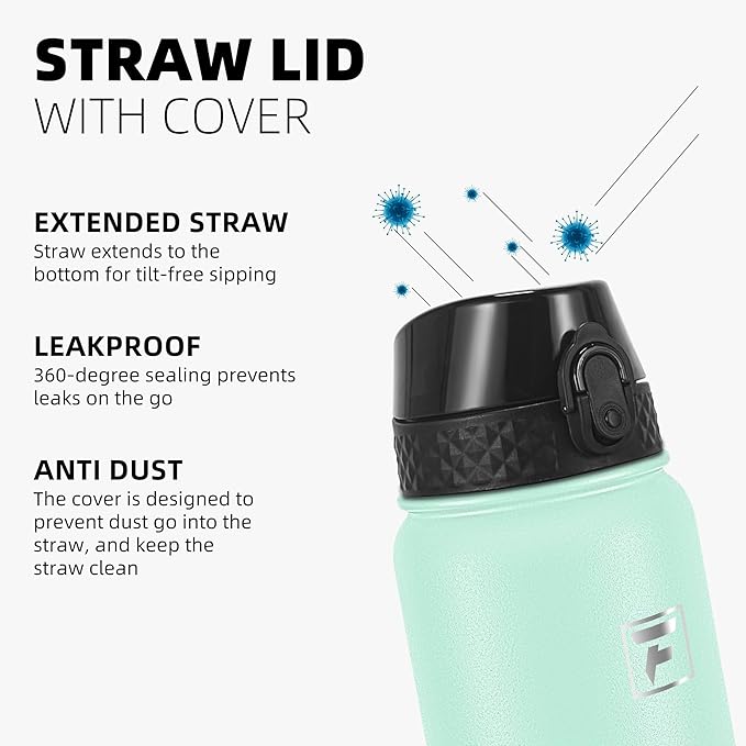 Fanhaw 20 oz Insulated Stainless Steel Water Bottle - Image 4