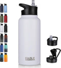 HASLE OUTFITTERS 32 oz Insulated Water Bottle Stainless Steel Double Walled by HASLEOUTFITTERS