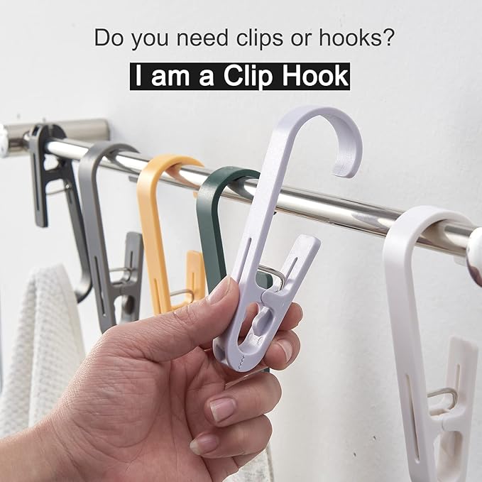 Large Laundry Hook Clothes pins 8pcs Sock Clip Laundry Clips - Image 6