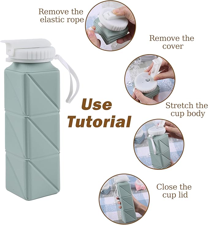 EOBTAIN Collapsible Watter Bottles - Image 6