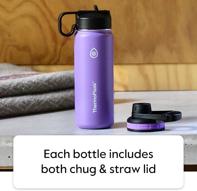 ThermoFlask 40 oz Double Wall Vacuum Insulated Stainless Steel Water Bottle - Image 3