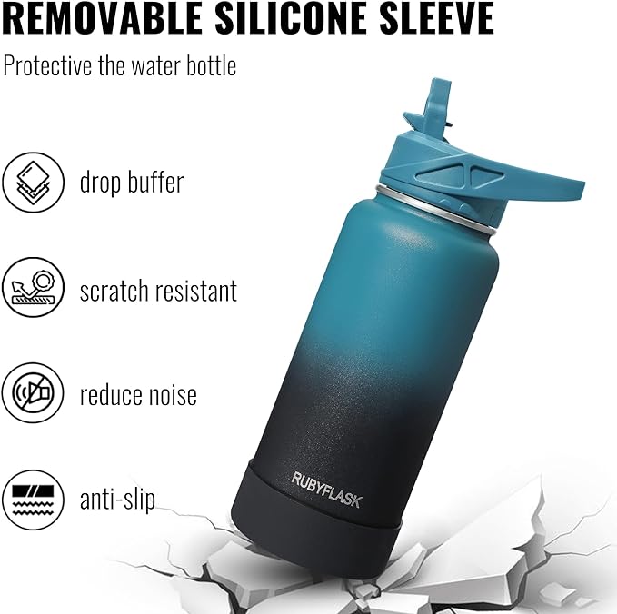 RUBYFLASK 40oz Insulated Water Bottle - Image 5