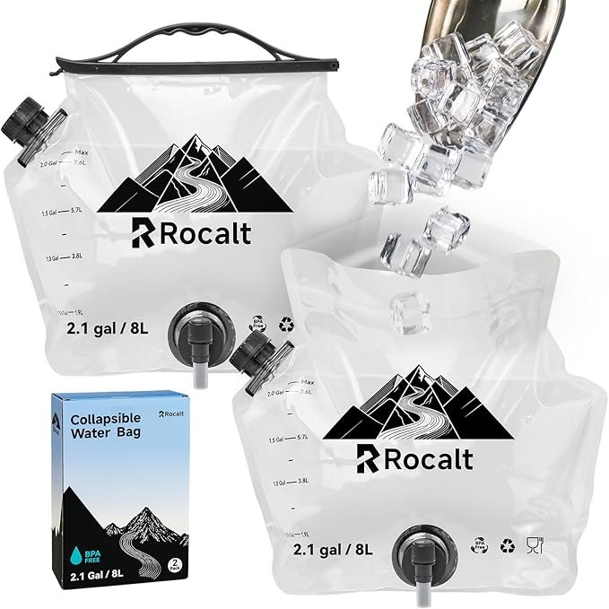 Rocalt 2 Pack Collapsible Water Container by Rocalt