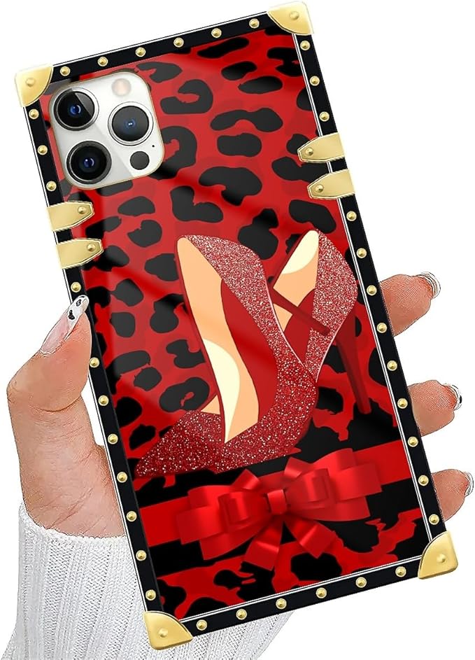 Compatible with iPhone 11 Pro Max Case, Elegant High Heels Luxury Golden - Image 5