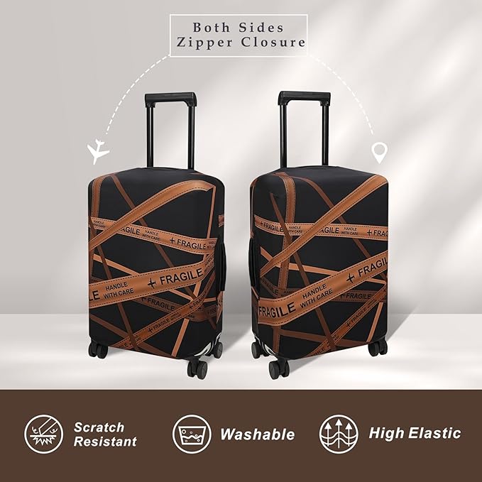 Explore Land Travel Luggage Cover Suitcase Protector Fits 27-30 Inch Case - Image 2