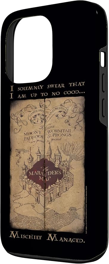 iPhone 13 Pro Harry Potter Marauder's Map Words Case - Image 2