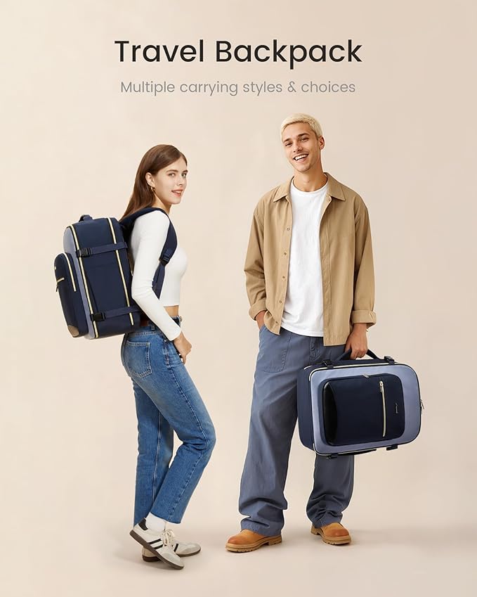 LOVEVOOK 50L Travel Backpack for Women & Men, Airline Approved Carry On Luggage - Image 7