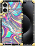 for iPhone 17 Case Luxury Golden Decoration by Unknown
