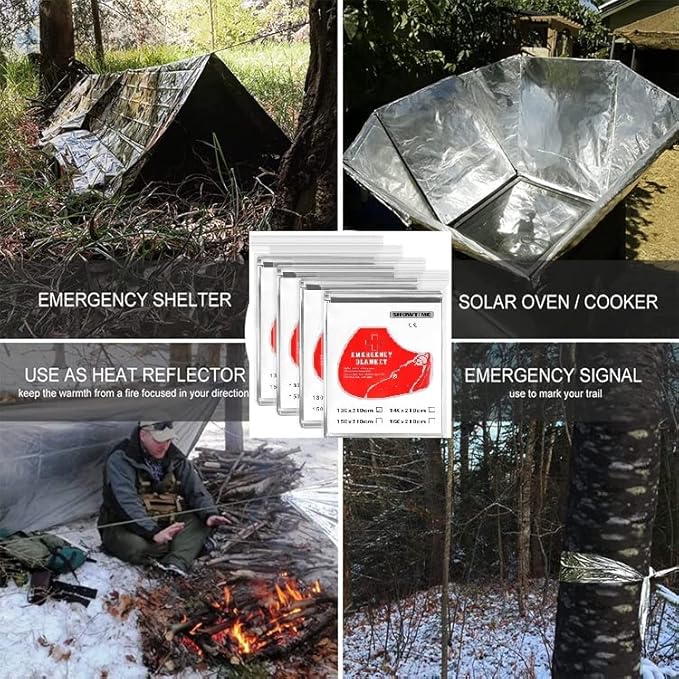 GALAXYLENSE Emergency Mylar Thermal Blanket - Image 8