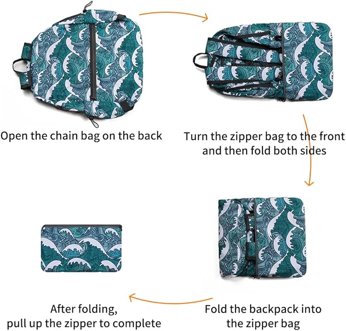 Lightweight Packable Foldable Backpack，Hiking backpack，Travel Backpack - Image 6