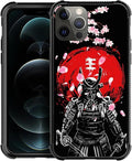 for iPhone 11 Pro Max Case, Sakura Japanese Samurai Pattern Graphic Design Girl by FKBRCL4U