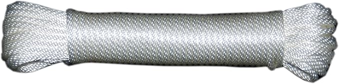T.W Evans Cordage 44-060 3/16-Inch Solid Braid Nylon Rope 100-Feet Hank by Unknown