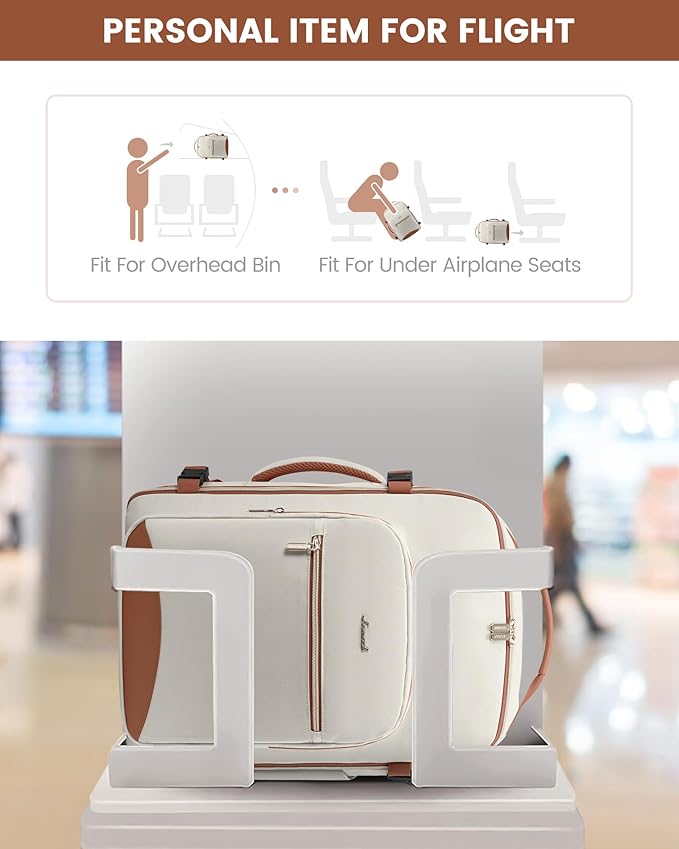 LOVEVOOK Travel Backpack for Women & Men 50L, Airline Approved Carry On - Image 4