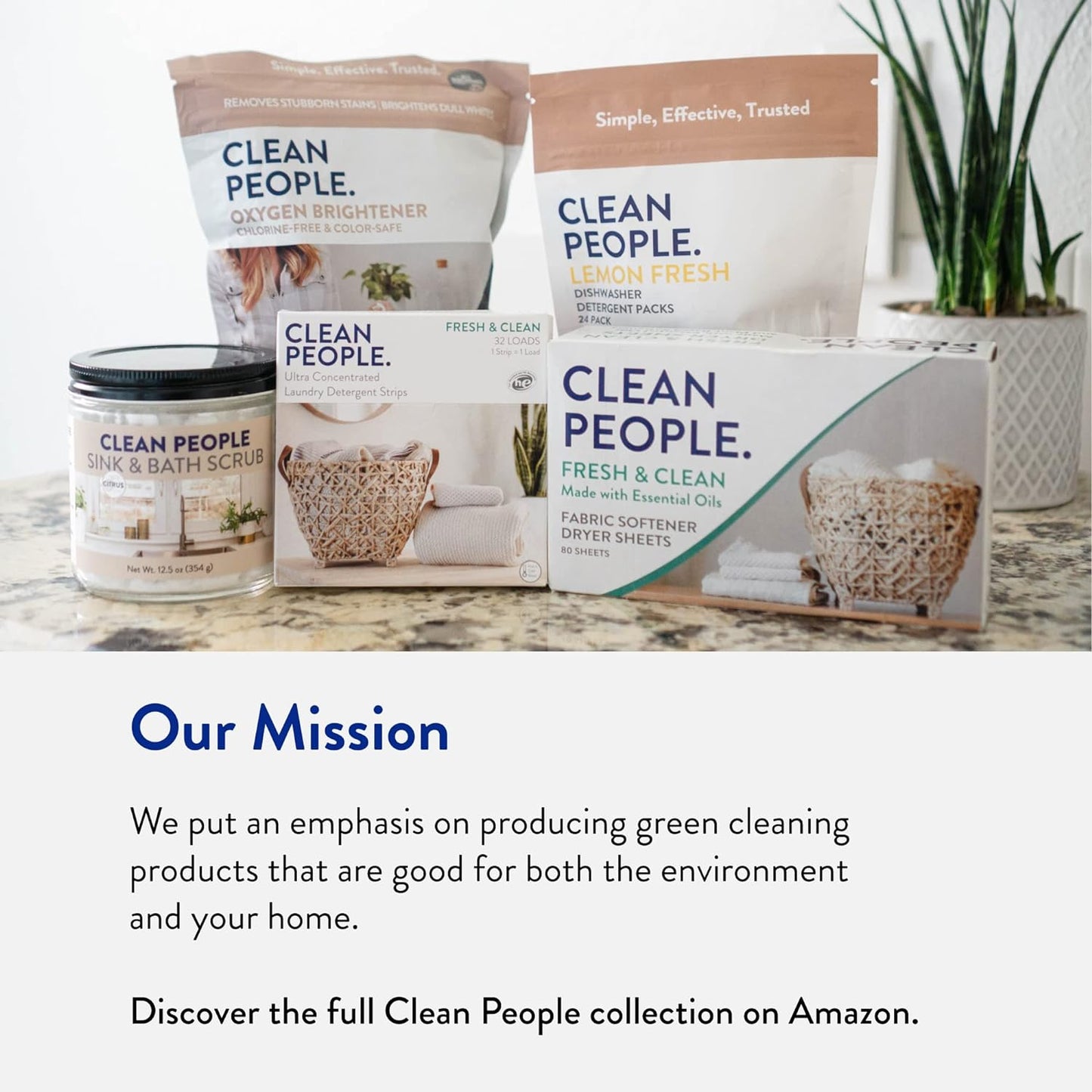 The Clean People Fabric Softener Sheets - Dryer Sheets - Softens & Removes Static - Vegan Laundry Softener With Essential Oils - Peppermint 240 Pack