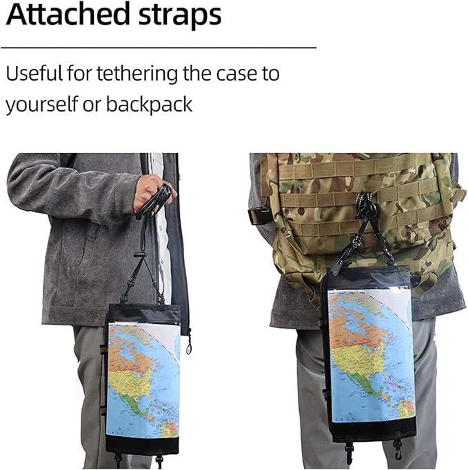 Waterproof Map Case, Map Pouch, Map Case Waterproof Military, Hiking Map Pouch - Image 4