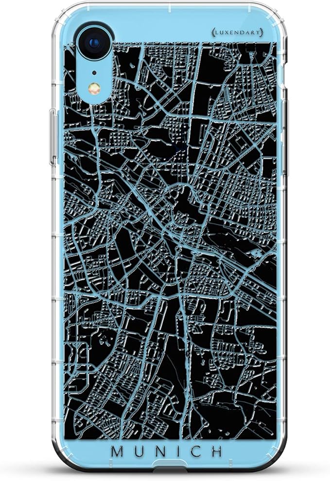Munich Streets Map | Luxendary Air Series Clear Silicone Case - Image 4