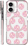 Case for iPhone 16 Plus, Disco Balls Pink Phone Case Design，for Women Girls by Toulas