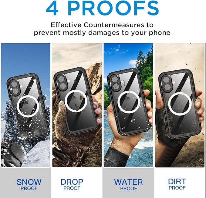 AICase Waterproof Case for iPhone 16 Plus - Image 3