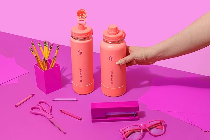 ThermoFlask 24 oz Double Wall Vacuum Insulated Stainless Steel Water Bottle - Image 4
