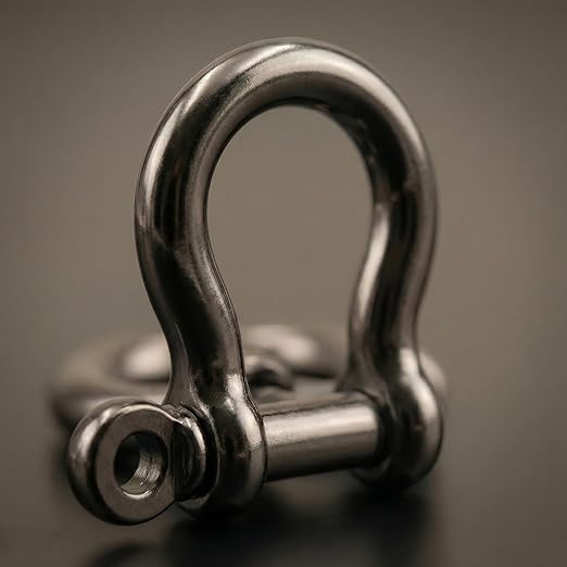 Antique Brass 5/32" Bow Shackle, 5 Pack - Image 7