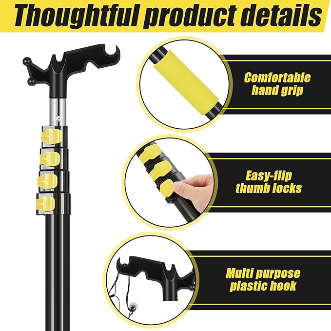 3.2-12 ft Telescopic Extension Pole - Image 3