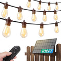 addlon 100FT Solar String Lights Outdoor Waterproof by addlon