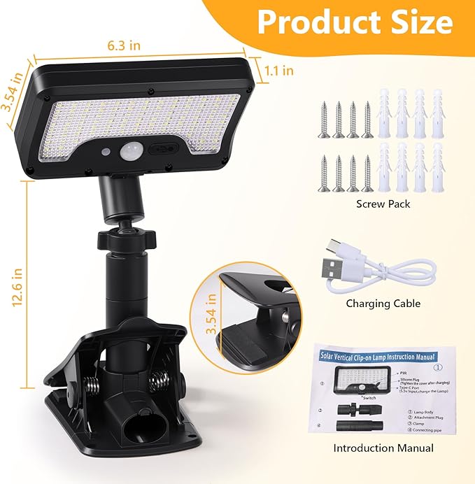 Clip On Solar Lights Outdoor - Image 8