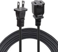 Long 2 Prong Extension Power Cord 16.5FT, Polarized Plug Flexible Power Cable by Yeatel