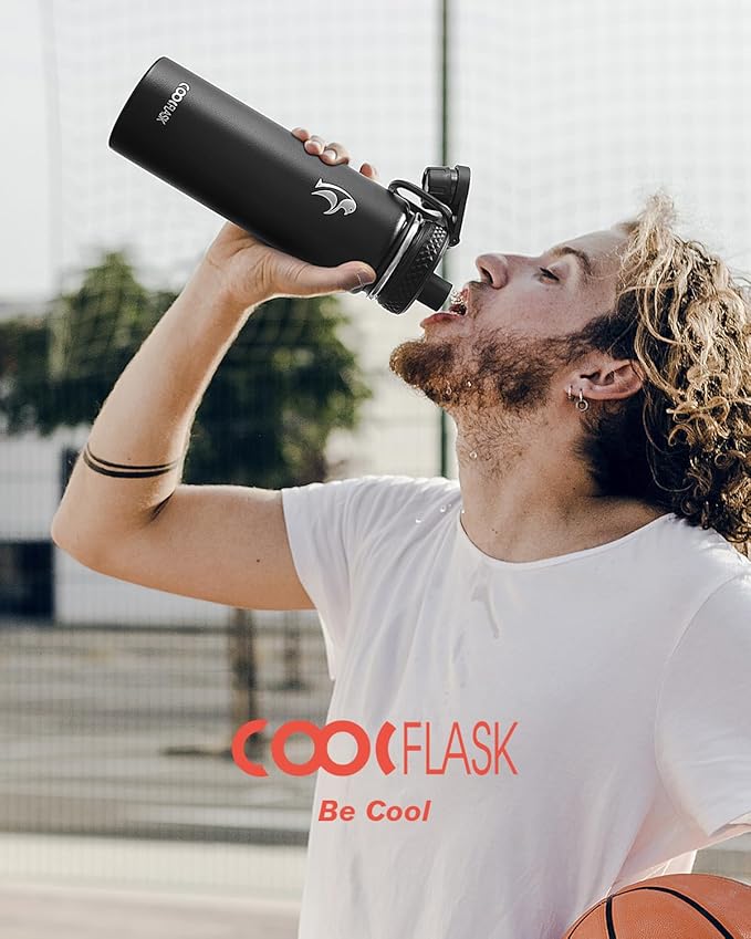 Coolflask Water Bottle 24 oz Insulated - Image 6