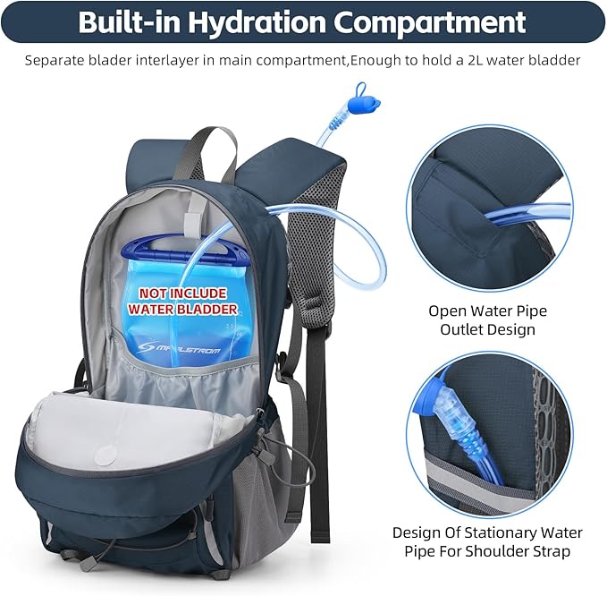 RealCool Hiking Backpack for Men Women, 20L Lightweight Waterproof Travel - Image 5