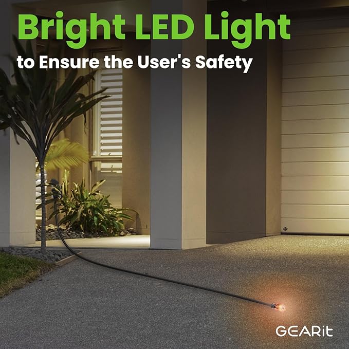GEARit 15 Ft Extension Cords 16/3 Gauge 360° Rotating Plug Outdoor/Indoor SJTW - Image 5