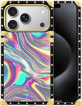for iPhone 17 Pro Max Case Luxury Golden Decoration by Unknown