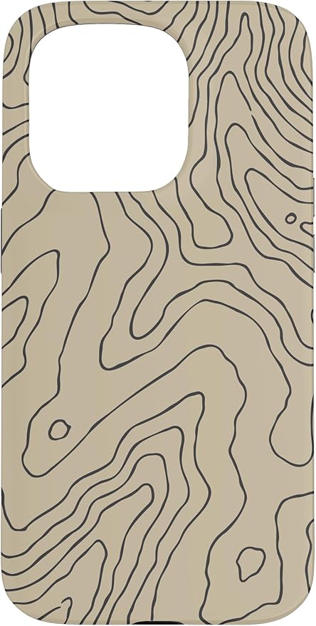 Coyote Country Guide Lines Topographical Contour Map Case by Unknown