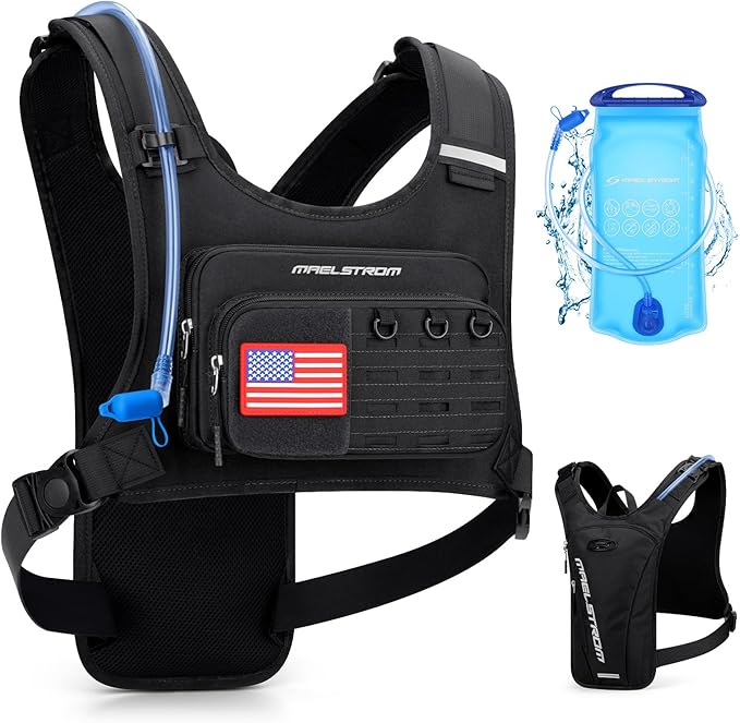 Maelstrom Running Vest, Detachable Hydration Backpack by Maelstrom