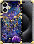 for iPhone 17 Case Luxury Golden Decoration by Unknown