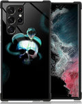for Samsung Galaxy S23 Ultra Case, Skeleton Winding Snake Pattern Graphic by FKBRCL4U