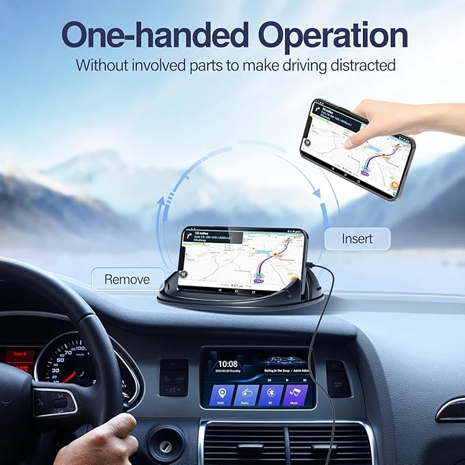 Loncaster 2 Pack Dashboard Car Phone Holder Mount, Universal Cell Phone - Image 3