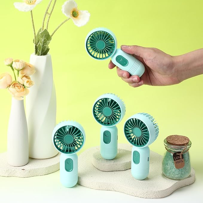 Rossesay 1 Pcs Mini Portable Fan Bulk Cute Handheld Lightweight Small Little - Image 5
