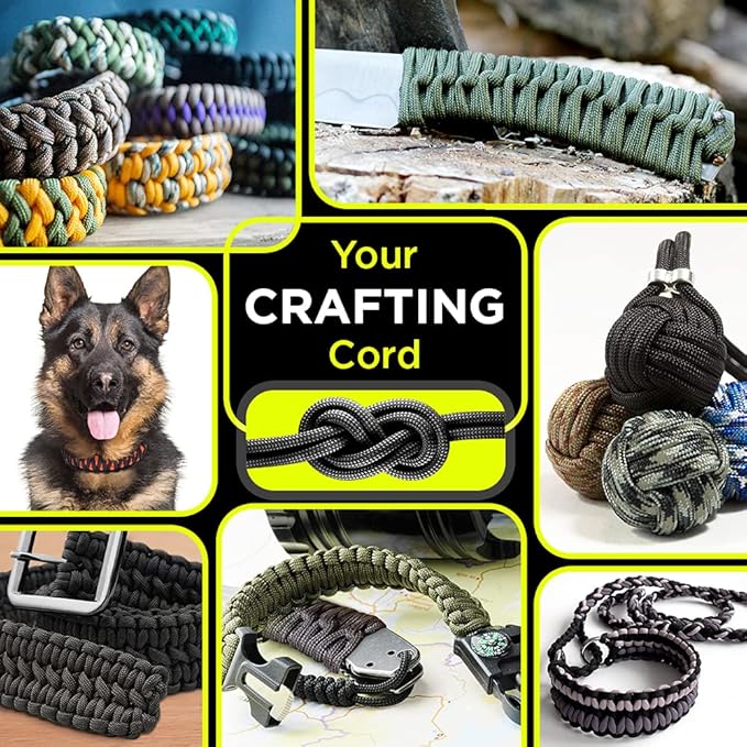 TECEUM Reflective Paracord Rope 1000 – 1000ft/200ft/100ft/50ft – 40+ Colors – - Image 4