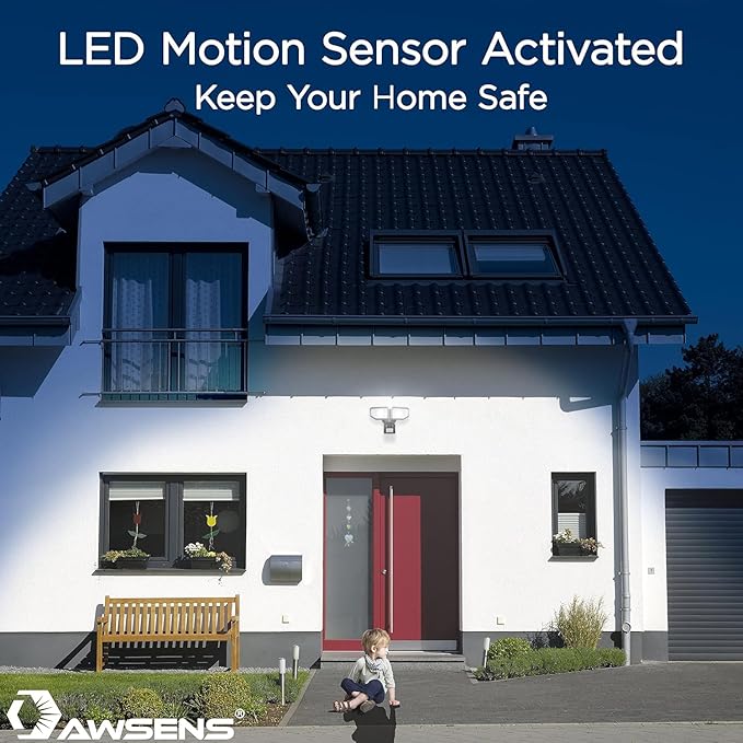 40W LED Security Lights Motion Sensor Light Outdoor, 180 Degree, 4000 LM Motion - Image 5