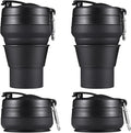 2PACK Collapsible Coffee Cup, 20 OZ 600ml Silicone Folding Camping Mug by EASYXQ