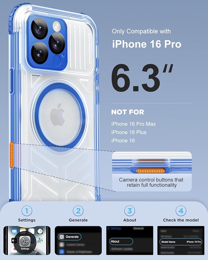 for iPhone 16 Pro Waterproof Case - Image 2