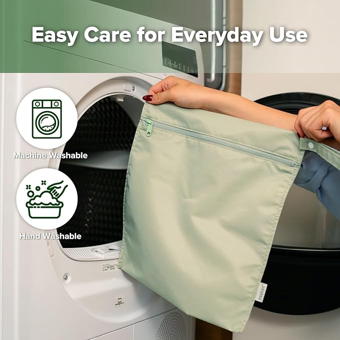 haakaa Waterproof Wet Bags for Baby Wet Dry Bags for Cloth Diaper, Swimsuit & - Image 7