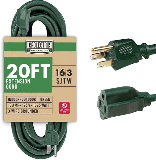 20 Foot Outdoor Extension Cord by Cablectric