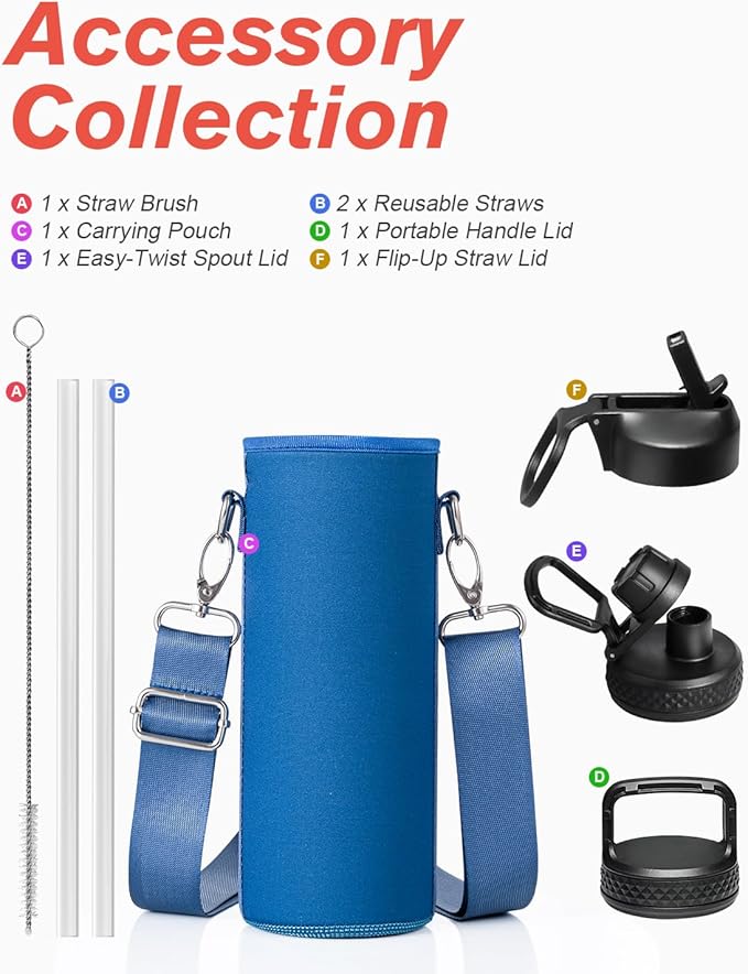 Coolflask Water Bottle 24 oz Insulated - Image 7